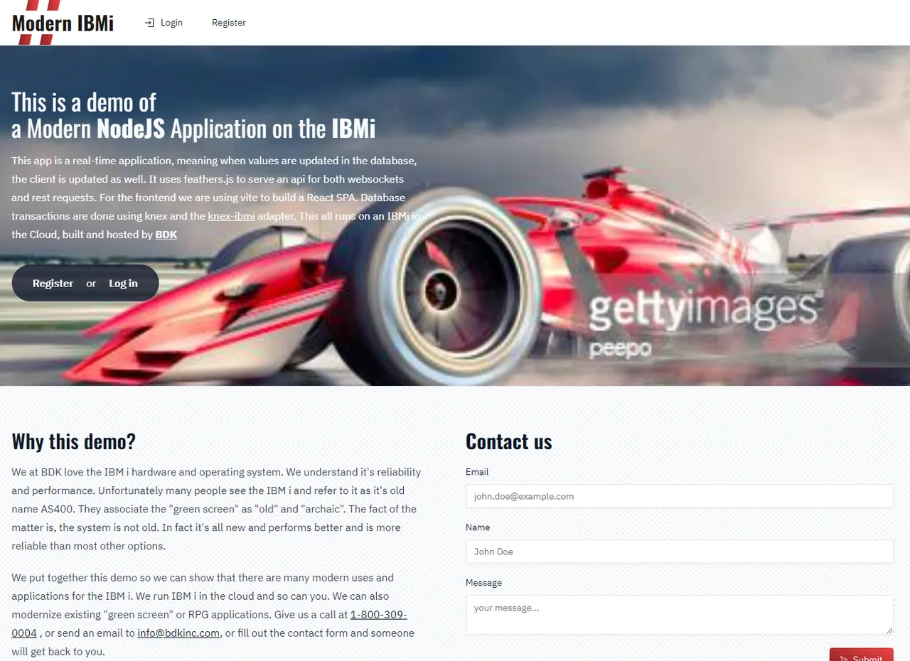 Modern IBMi Prototype Hero Image